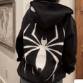 Spider-Man Full-Zip Y2K Streetwear Hoodie