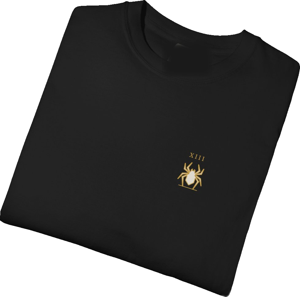 Black folded