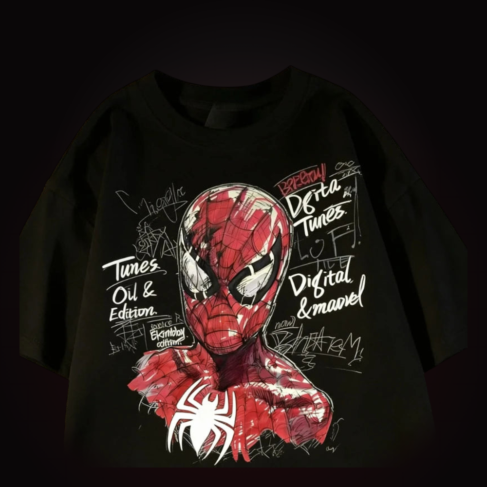 Under The Mask Spider-Man Tee
