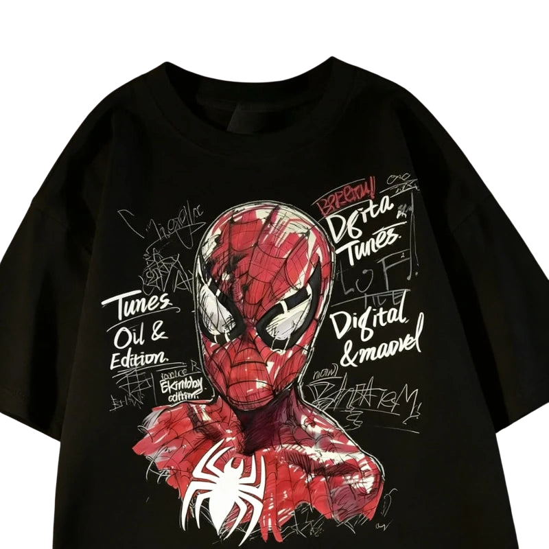 Under The Mask Spider-Man tee