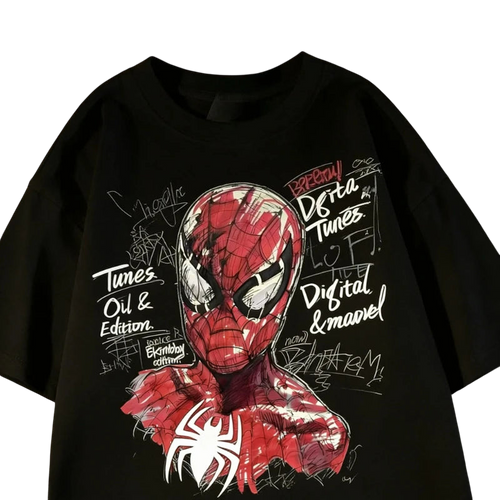 Under The Mask Spider-Man tee